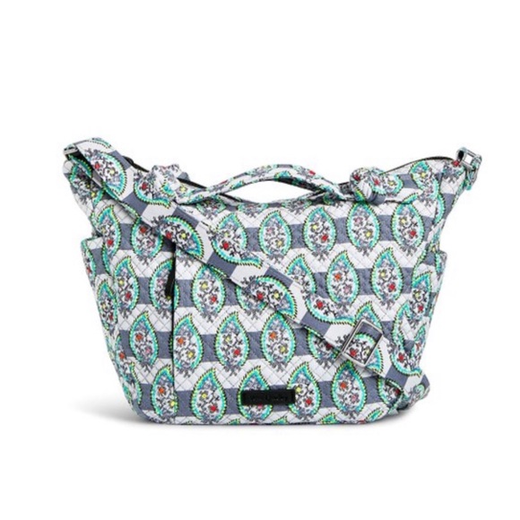 Vera Bradley Handbags - Vera Bradley Paisley Stripes Hadley On-the-Go Crossbody Bag